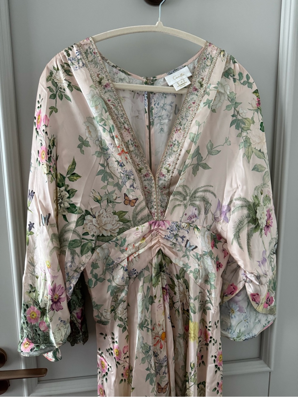 Camilla Palacio Playground Petal Sleeve Long Dress - Picture 6 of 11
